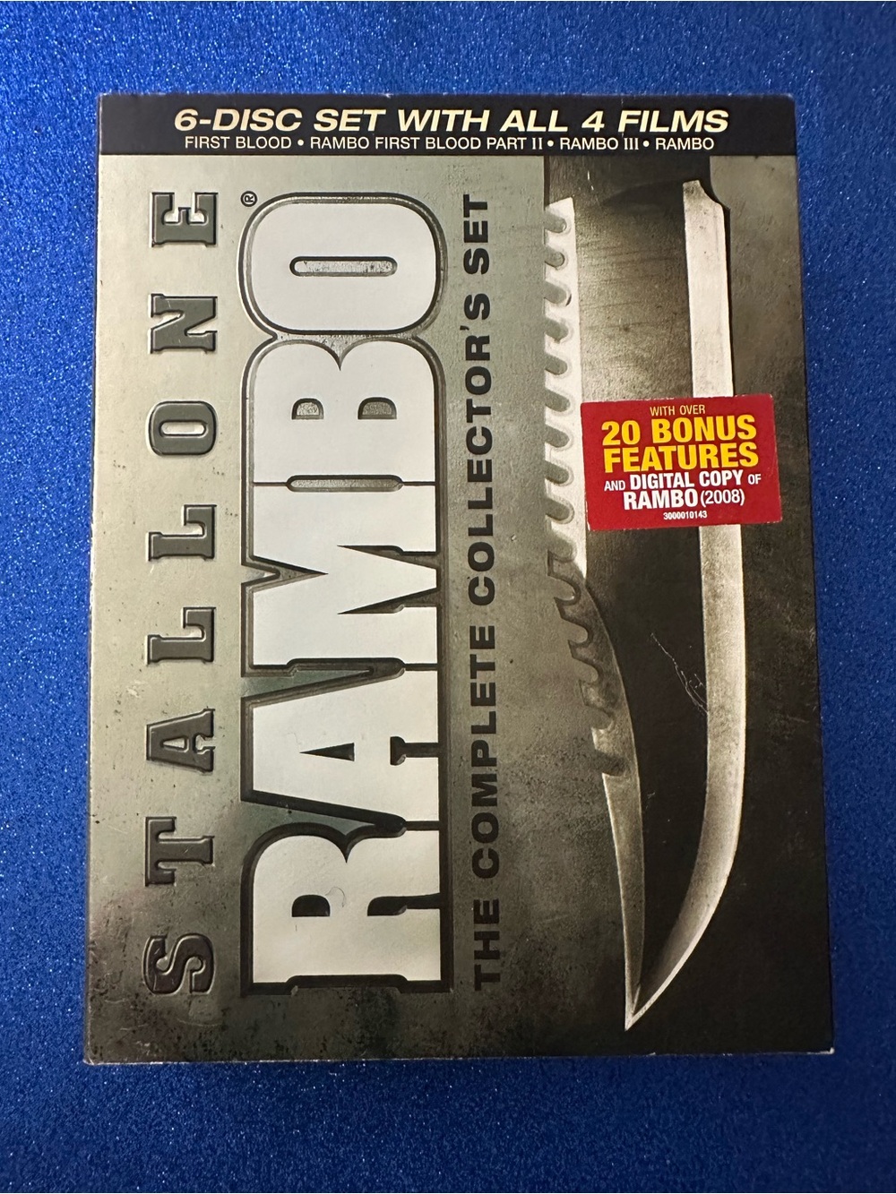 Stallone Rambo Complete Collectors DVD Set
